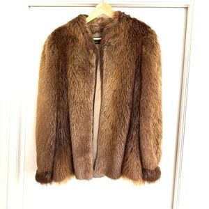 Vintage Beaver Fur Jacket - Saks Fifth Avenue Revillon Frères – Hip-Length
